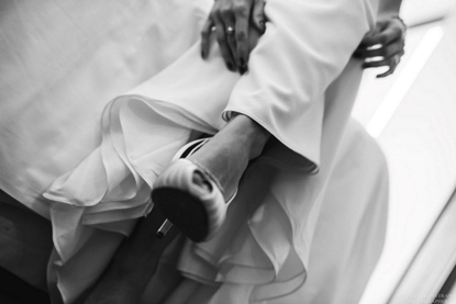 Bridal preparations - Wedding shoes in Taormina